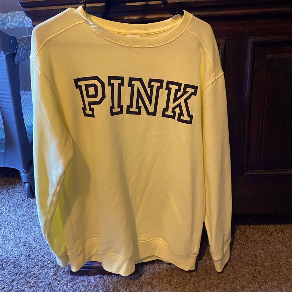 Pastel yellow PINK sweater